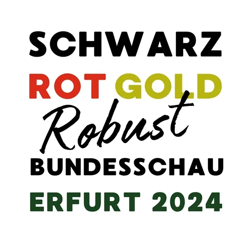 Schwarz Rot Gold Robust Bundesschau Erfurt 2024